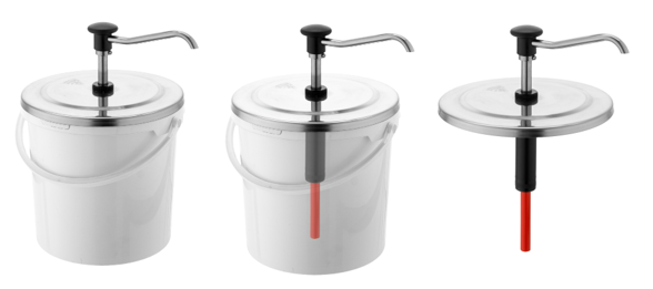 EBK drukknopdispensers 2,5-3-5-10L