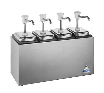 So&szlig;enbar unbeheizt, 4-teilig, mit 4 BCMK Pump-Dispensern