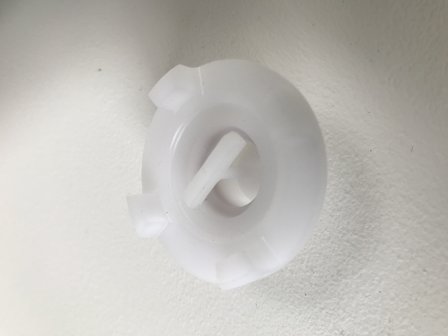 White plastic valve