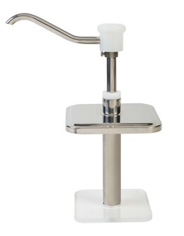 Drukknopdispenser BCMK 2,5 liter met volgschijf, vierkante emmer Remia, Oliehoorn