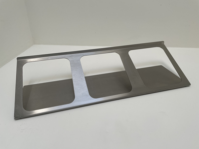 RVS frame voor 3 dispensers 2,5L dispensers Remia en Oliehoorn-maatv.