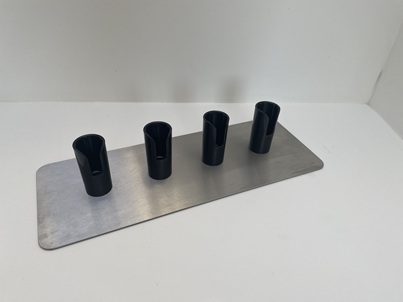 Voetplaat met houders voor 4 stuks Portion Pump (MAX)