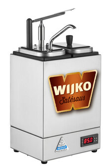 WIJKO Sauzenbar verwarmd 2-delig met 1 NEOdis dispenser en 1 deksel