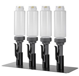 ASEPT Portion Pump 710ml; Satz von 4 Dispensern und 4 Fifo Flaschen