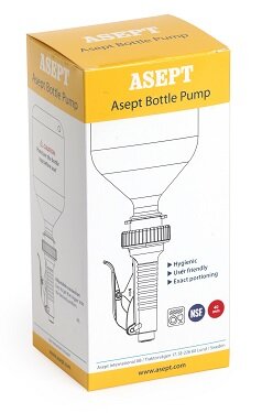 ASEPT Portion Pump 710ml; Satz von 2 Dispensern und 2 Fifo Flaschen