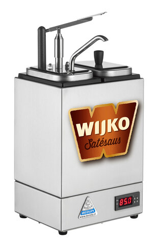 WIJKO Sauzenbar verwarmd 2-delig met 1 NEOdis dispenser en 1 deksel
