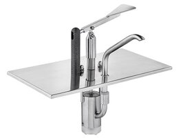 Gastronormdispenser NEOdis GN 1/3 diepte 150mm UITLOOP MIDDEN Gastronormdispenser NEOdis GN 1/3 diepte 150mm UITLOOP MIDDEN